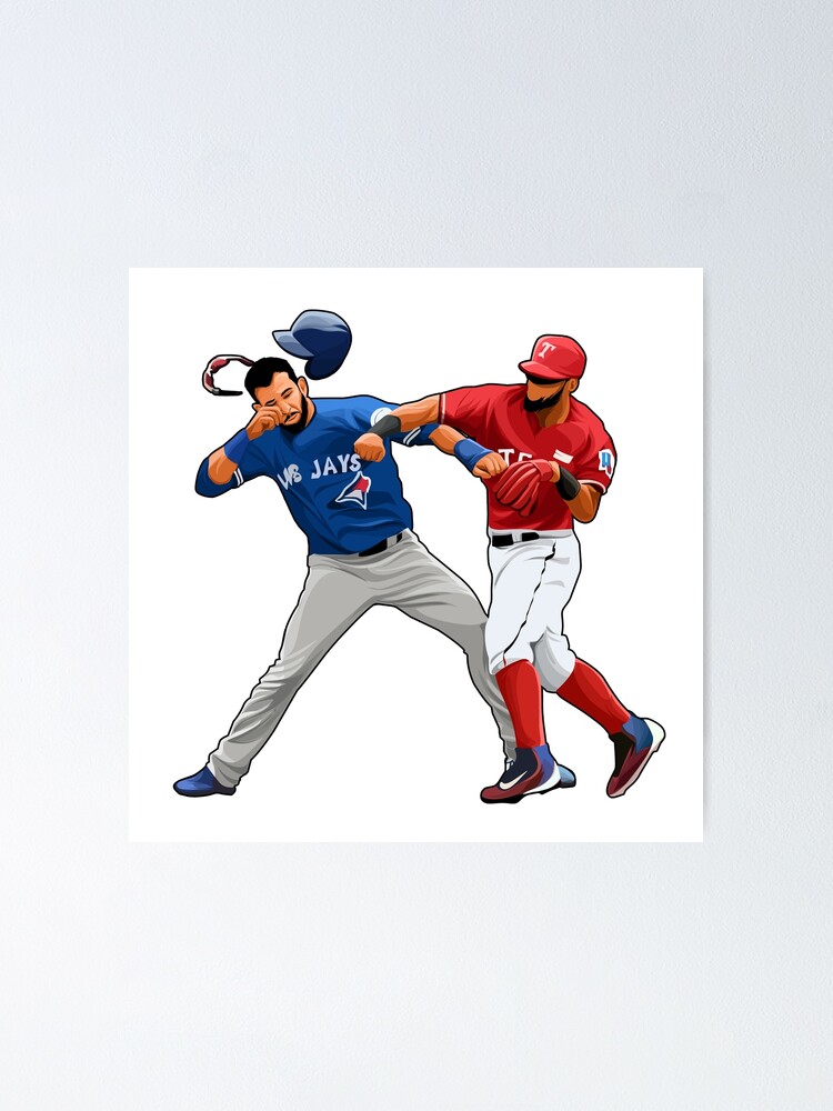 Buy Ready to Frame Rougned Odor Vs Jose Bautista Punch Texas