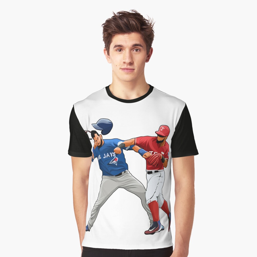 Jose Bautista Punch Rougned Odor Essential T-Shirt for Sale by  BornOfGoalers