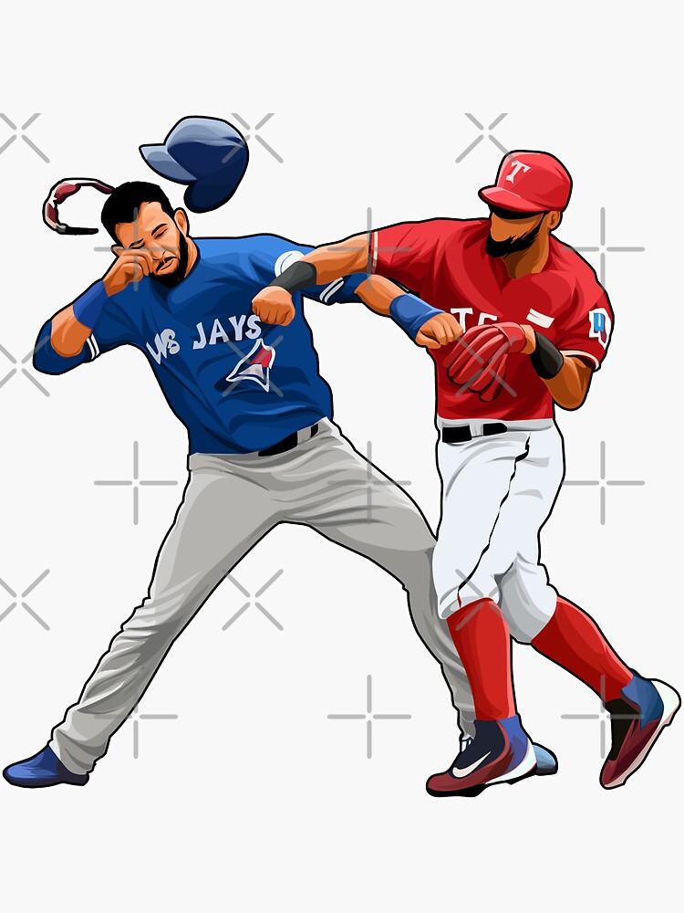 Rougned Odor & Jose Bautista ko Sticker 