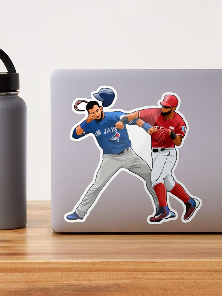 Jose Bautista Punch Rougned Odor Poster for Sale by BornOfGoalers