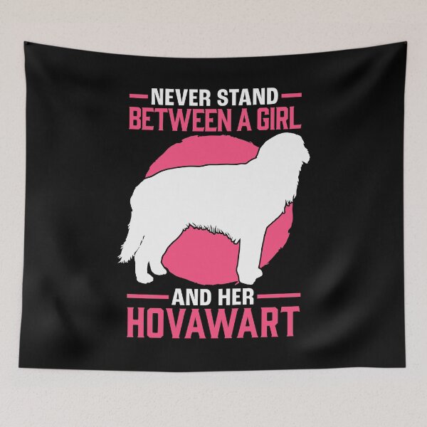 Item preview, Girl with Hovawart farm dog owner designed and sold by madgrfx.