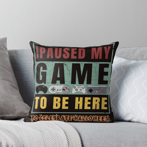 Item preview,  i paused my game to celebrate halloween  designed and sold by SRedha.