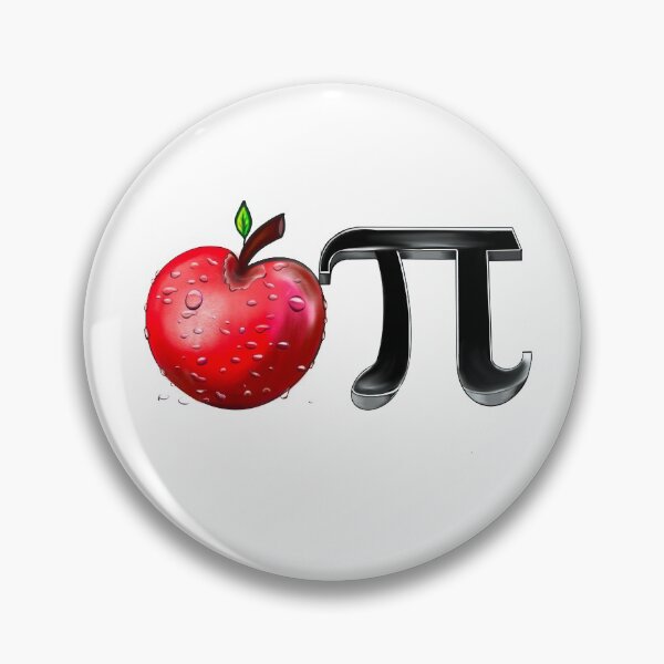 Item preview, Apple Pi - physics mathematics humor humour pun black. Mathematical constant pi in 3d designed and sold by Artonmytee.