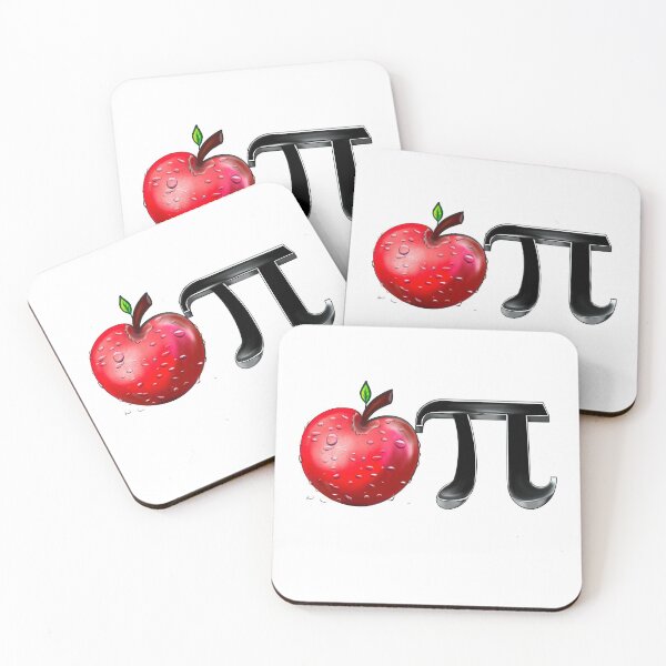 Item preview, Apple Pi - physics mathematics humor humour pun black. Mathematical constant pi in 3d designed and sold by Artonmytee.