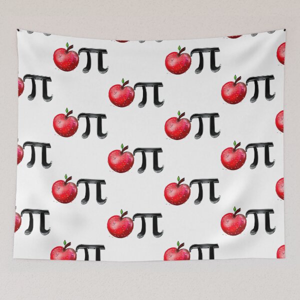 Item preview, Apple Pi - physics mathematics humor humour pun black. Mathematical constant pi in 3d designed and sold by Artonmytee.