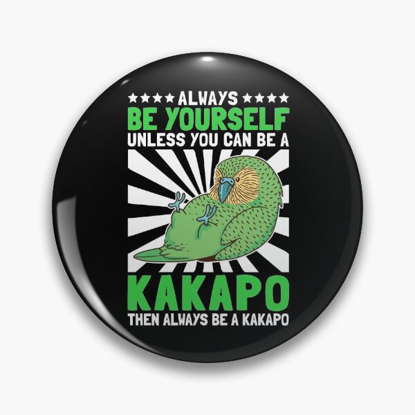 Item preview, Be a kakapo bird New Zealand parrot gift designed and sold by madgrfx.