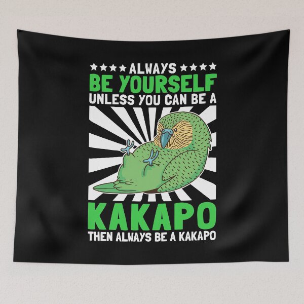 Item preview, Be a kakapo bird New Zealand parrot gift designed and sold by madgrfx.