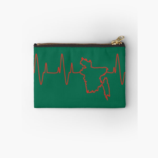 Item preview, Heartbeat Pulse Bangladesh Map (Red pulse) designed and sold by dezanli.