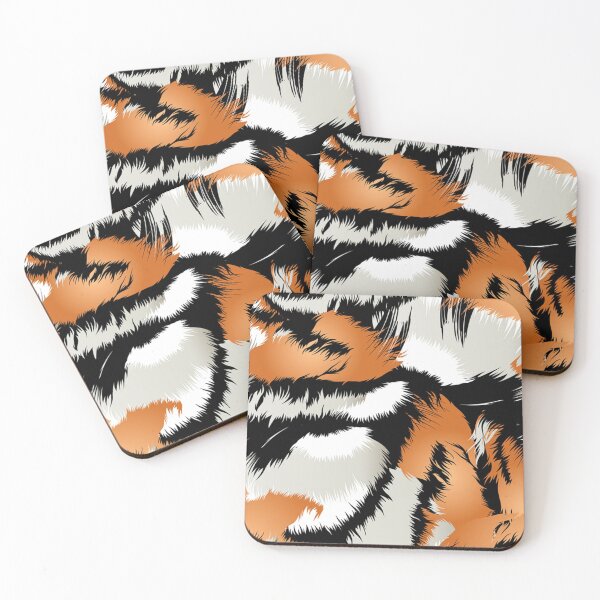 Item preview, Wild tiger stripes pattern designed and sold by TeeFashionShop.
