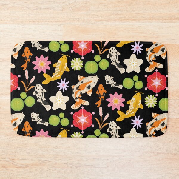 Item preview, Koi Fish with Lily Pads and Flowers designed and sold by Taleahsdesigns.