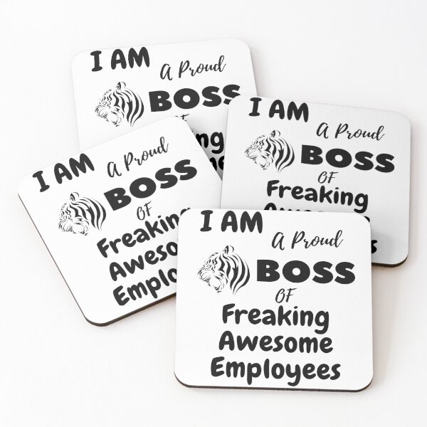 Item preview, I Am A Proud Boss Of Freaking Awesome Employees T-Shirt, Funny Workplace Foreman Employee t-shirt,Gift for Employees lovers. designed and sold by mHmShop.