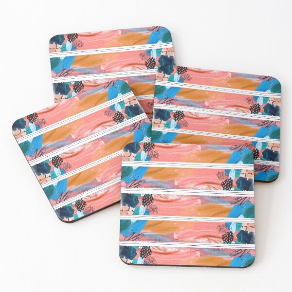 Item preview, Acrylic Stripped Collage  designed and sold by Designs By YL.