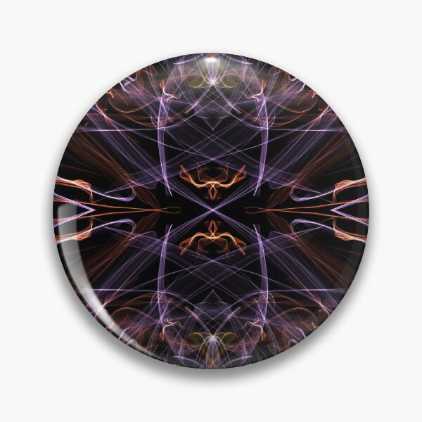 Item preview, Liquid Light Series #110 ~ Orange and Purple Abstract Fractal Pattern designed and sold by Ascension Vibrations.