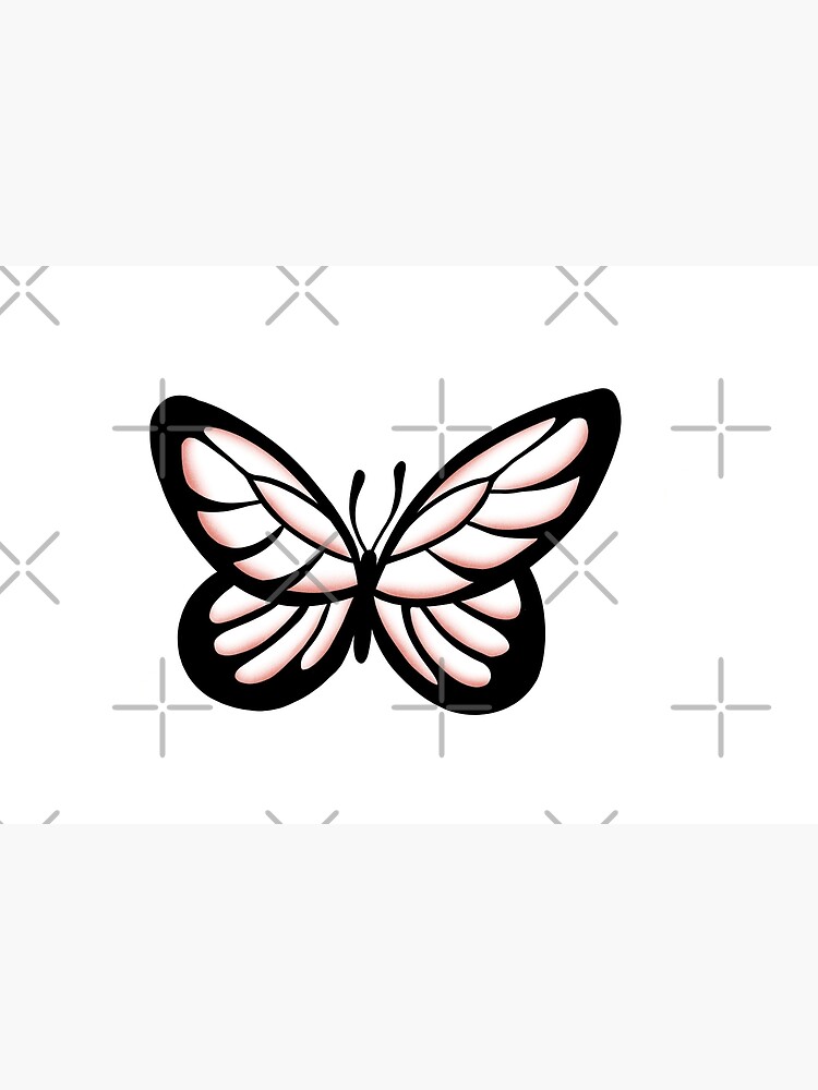 Buy Half Butterfly and Half Flowers Tattoo Design Stenciltattoo Online in  India  Etsy