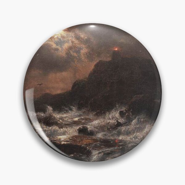 Item preview,  Norwegian Coast by Moonlight - Andreas Achenbach designed and sold by Vintage Designs +.
