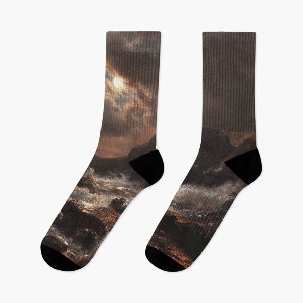 Item preview,  Norwegian Coast by Moonlight - Andreas Achenbach designed and sold by Vintage Designs +.