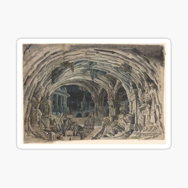 Item preview, Roman ruins  Roller Aula Sepulcrale - Andreas Leonhard designed and sold by Vintage Designs +.