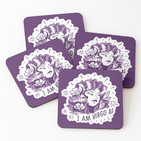 Item preview, Virgo Quotes I am Virgo AF Zodiac Sign Astrology designed and sold by TamGustam.