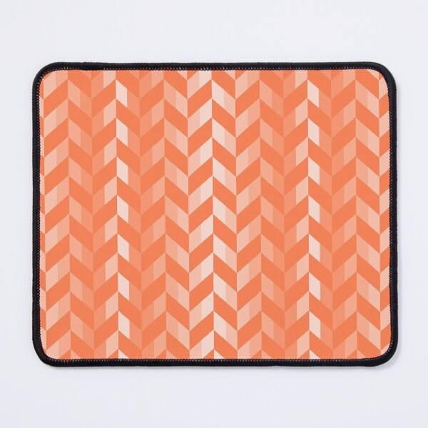 Item preview, Coral Color Chevron Pattern designed and sold by Gravityx9.