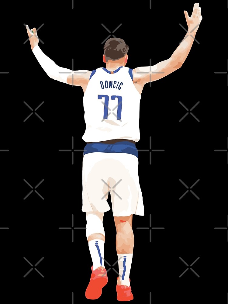 Luka Doncic Basketball Paper Poster Mavericks 4 - Luka Doncic - Pin