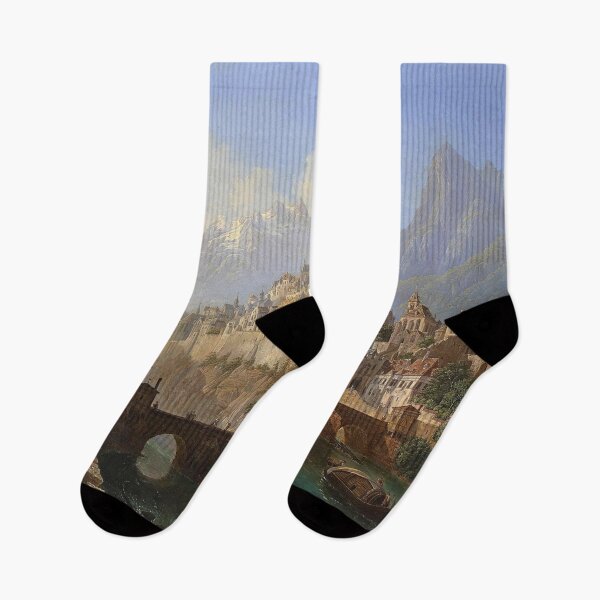 Item preview,  Landscape with a Castle - Andreas Roller designed and sold by Vintage Designs +.