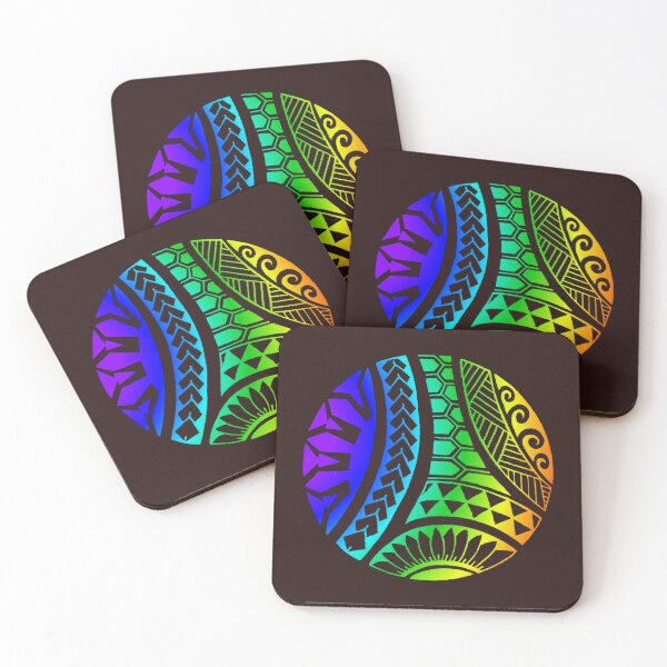 Item preview, Neon polynesian samoan tribal designed and sold by attracdionz.