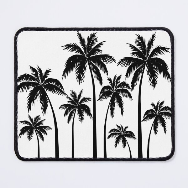 Item preview, Black and White Tropical Palm Trees designed and sold by Epitome Girl.