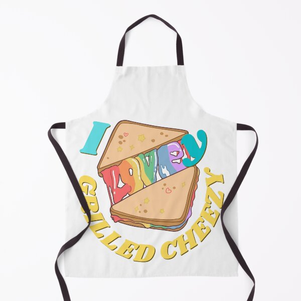 Item preview, Funny Colorful I Lovey Grilled Cheezy Sandwich designed and sold by Rainbows Rock.