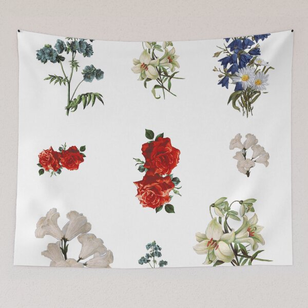 Artikelvorschau, Vintage Renaissance Blumen entworfen und verkauft von Bellathewilde.