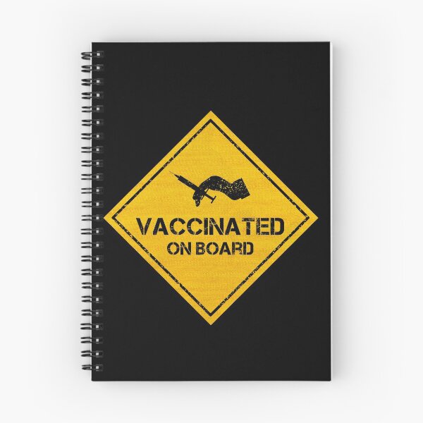Item preview, Vaccinated On Board designed and sold by CAUTION SHOP.