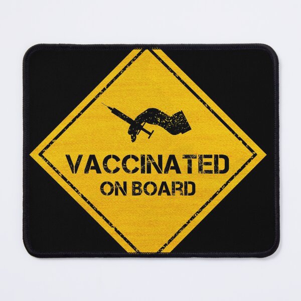 Item preview, Vaccinated On Board designed and sold by CAUTION SHOP.