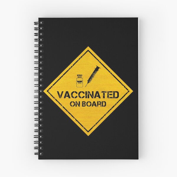 Item preview, Vaccinated On Board designed and sold by CAUTION SHOP.