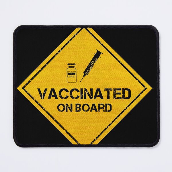 Item preview, Vaccinated On Board designed and sold by CAUTION SHOP.