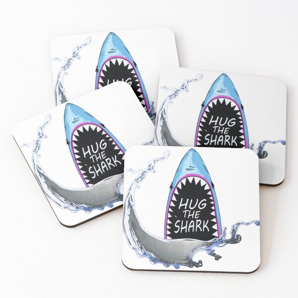 Artikelvorschau, Hug The Shark Grafik Ein blauer Hai entworfen und verkauft von OLYmonophil.