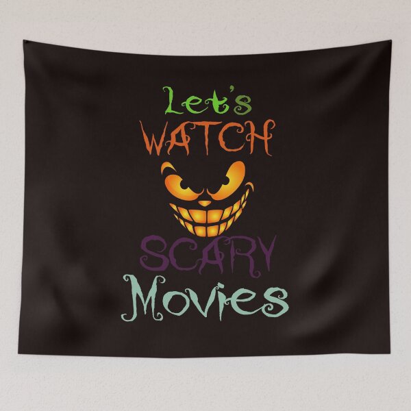 Item preview, let's watch scary movies scary face halloween horror nights Girls Gift Boys Gifts designed and sold by DrGamyx.