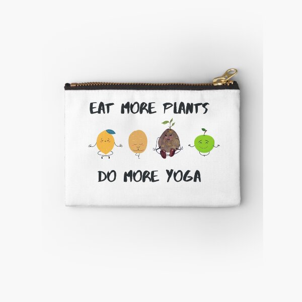 Item preview, Eat more plants and do more Yoga sticker designed and sold by dastore22.