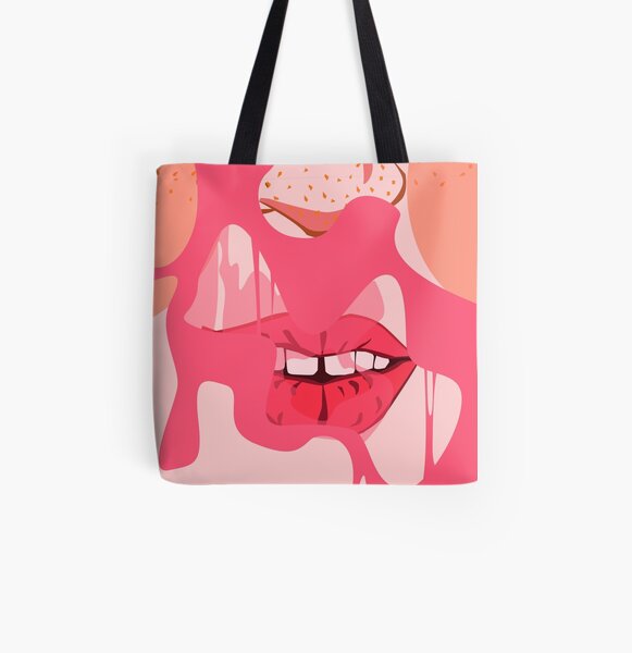 Bubblegum Pop All Over Print Tote Bag