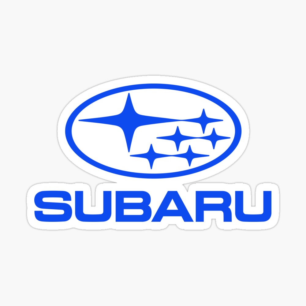 Subaru Logo Blue Poster For Sale By Overspeed Redbubble