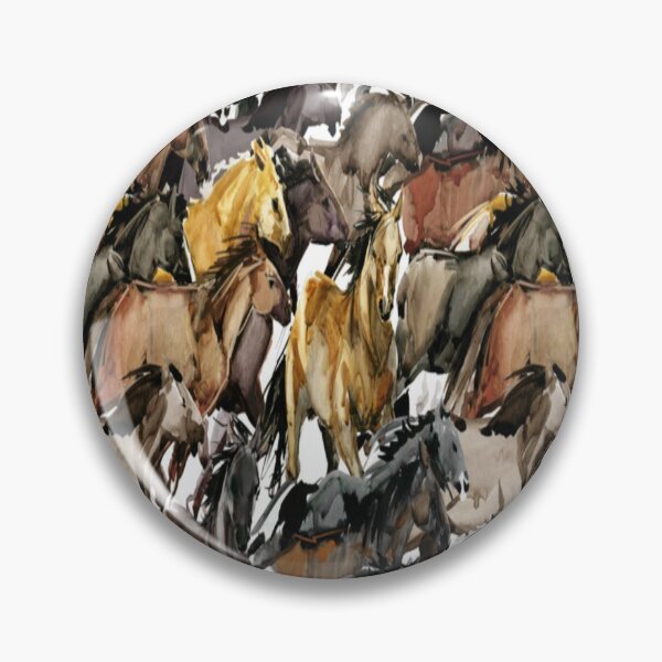 Item preview, horses runing seamless pattern. Wild western background. designed and sold by TeeFashionShop.