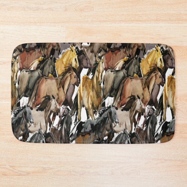 Item preview, horses runing seamless pattern. Wild western background. designed and sold by TeeFashionShop.
