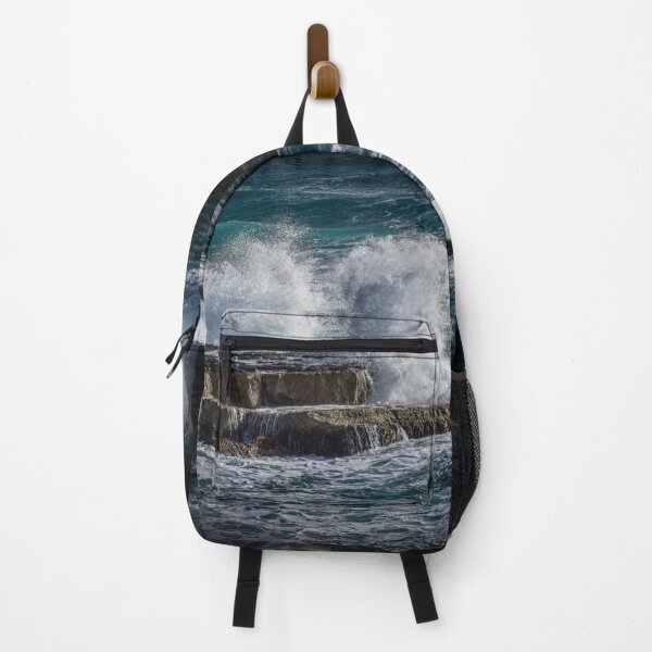 Item preview, [Landscape] Rough Ocean Blue Waves, Spray of water designed and sold by VinBasis.