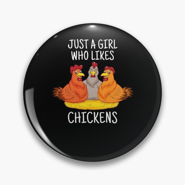 Item preview, Just A Girl Who Loves Chicken Gift Farmer Women Chicken designed and sold by DSWShirts.