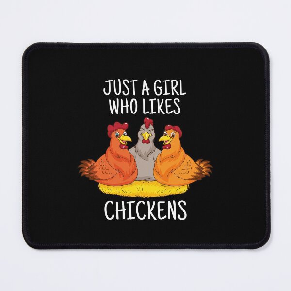 Item preview, Just A Girl Who Loves Chicken Gift Farmer Women Chicken designed and sold by DSWShirts.