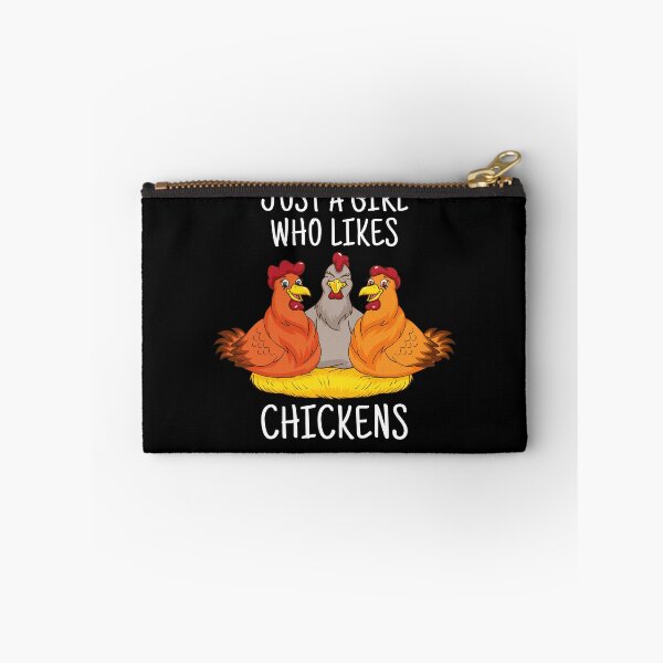 Item preview, Just A Girl Who Loves Chicken Gift Farmer Women Chicken designed and sold by DSWShirts.