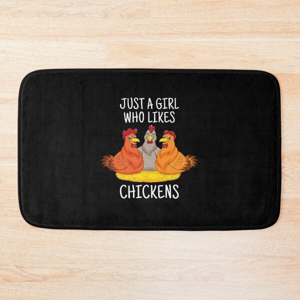 Item preview, Just A Girl Who Loves Chicken Gift Farmer Women Chicken designed and sold by DSWShirts.