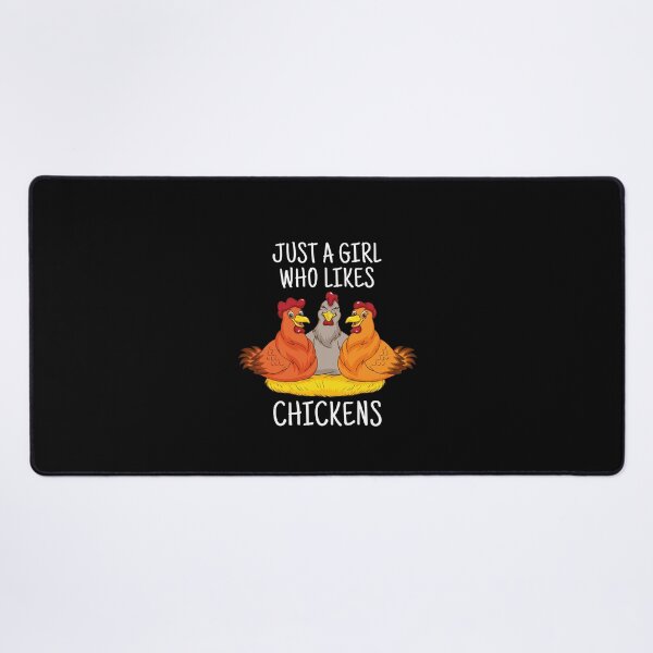 Item preview, Just A Girl Who Loves Chicken Gift Farmer Women Chicken designed and sold by DSWShirts.