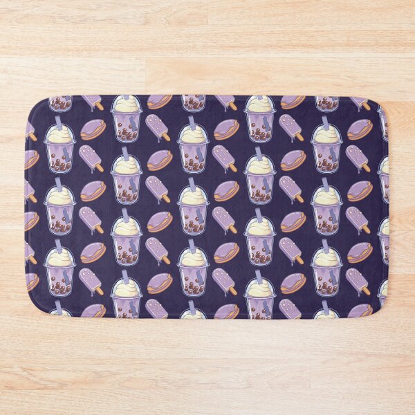 Item preview, Assorted Purple Desserts - Taro Boba Milk Tea, Popsicle and Cookie designed and sold by Alicia Chee.