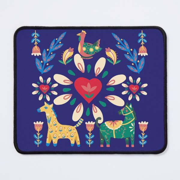 Item preview, Folk Art with Animals and Flowers designed and sold by Taleahsdesigns.