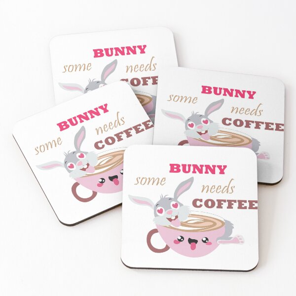 Item preview, Some bunny needs coffee designed and sold by SunandaArava.