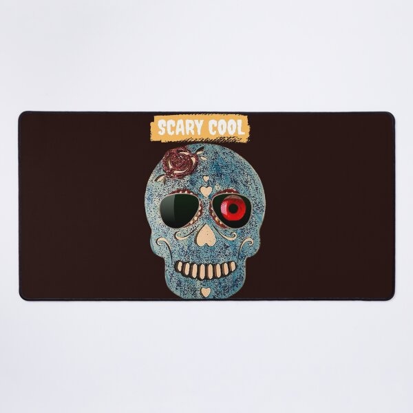 Skull products Scary Cool Halloween Skull Stuff Desk Mat